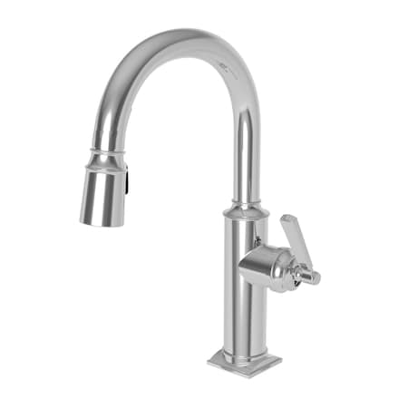 Newport Brass Prep/Bar Pull Down Faucet in Aged Brass 3170-5203-034